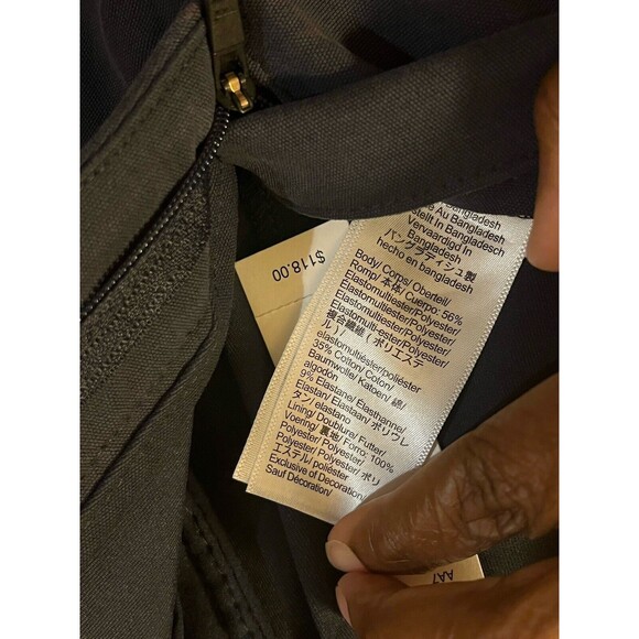 J. Crew 770 Mid Weight Tech Pants Mens 35 x 32 Navy Blue Stretch 5-Pocket - Picture 7 of 11